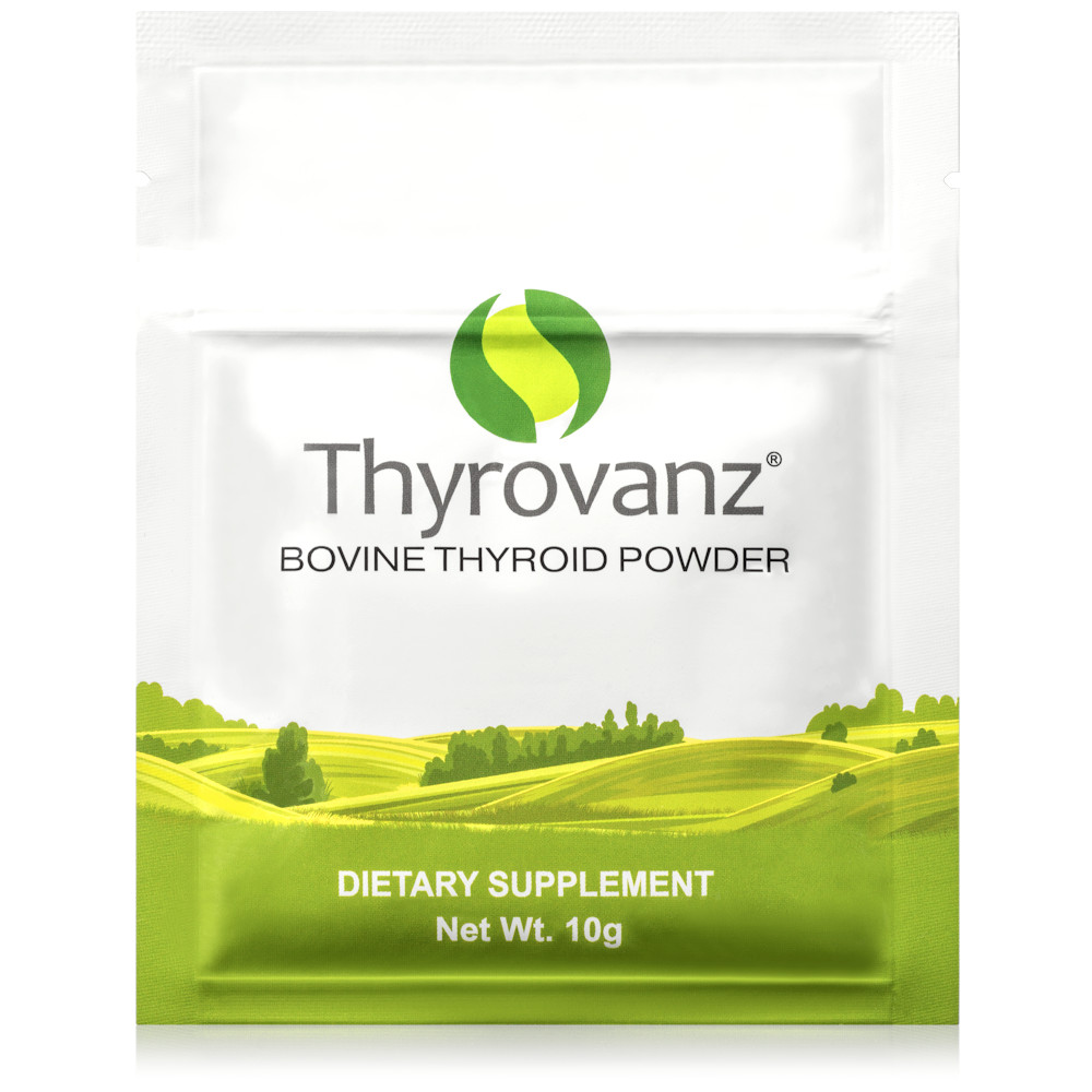 Thyrovanz Pure Natural Bovine Thyroid Powder Thyroid Support Supplement 10 Grams