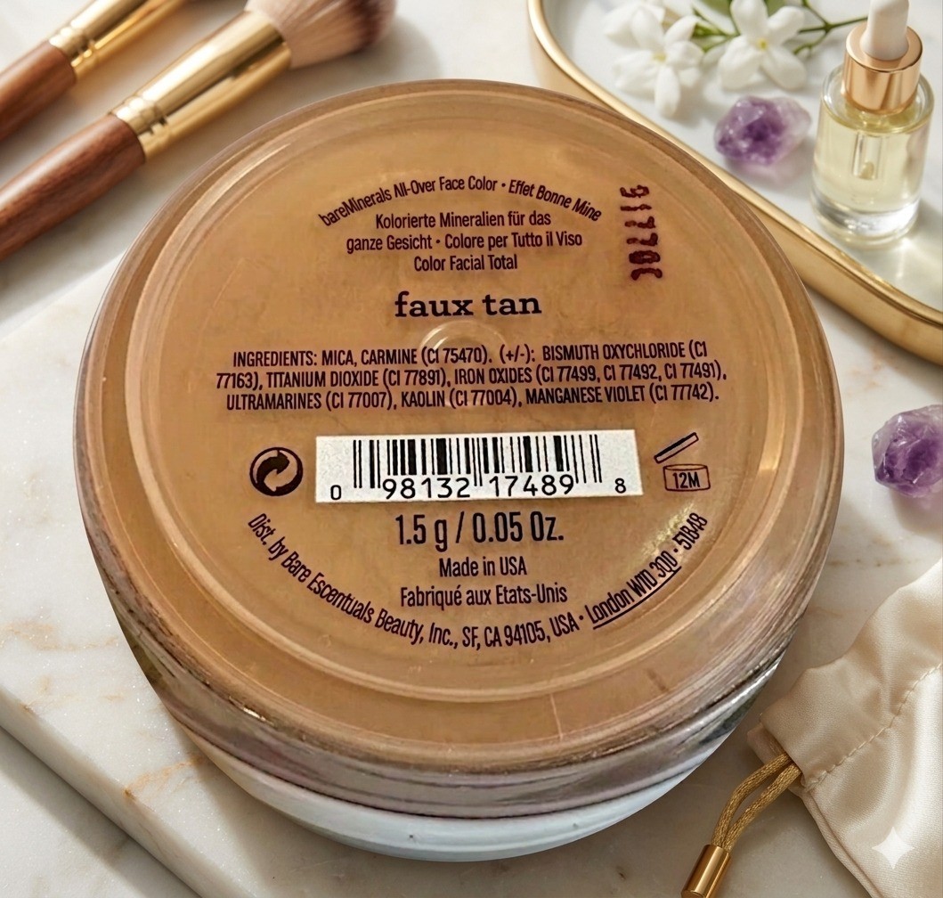 bareMinerals Faux Tan Bronzer Mineral Powder Matte Finish USA Warehouse