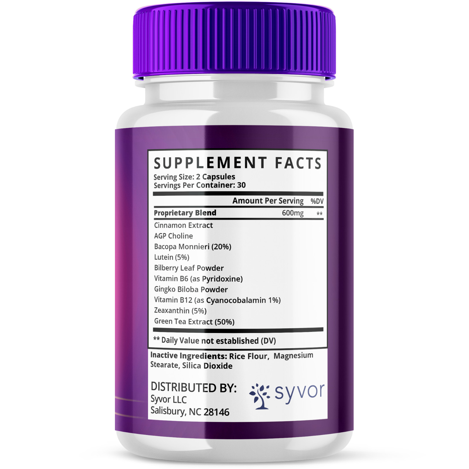 Presgera Advanced Nerve Support Formula Maximum Strength Vitamin 60 Capsules