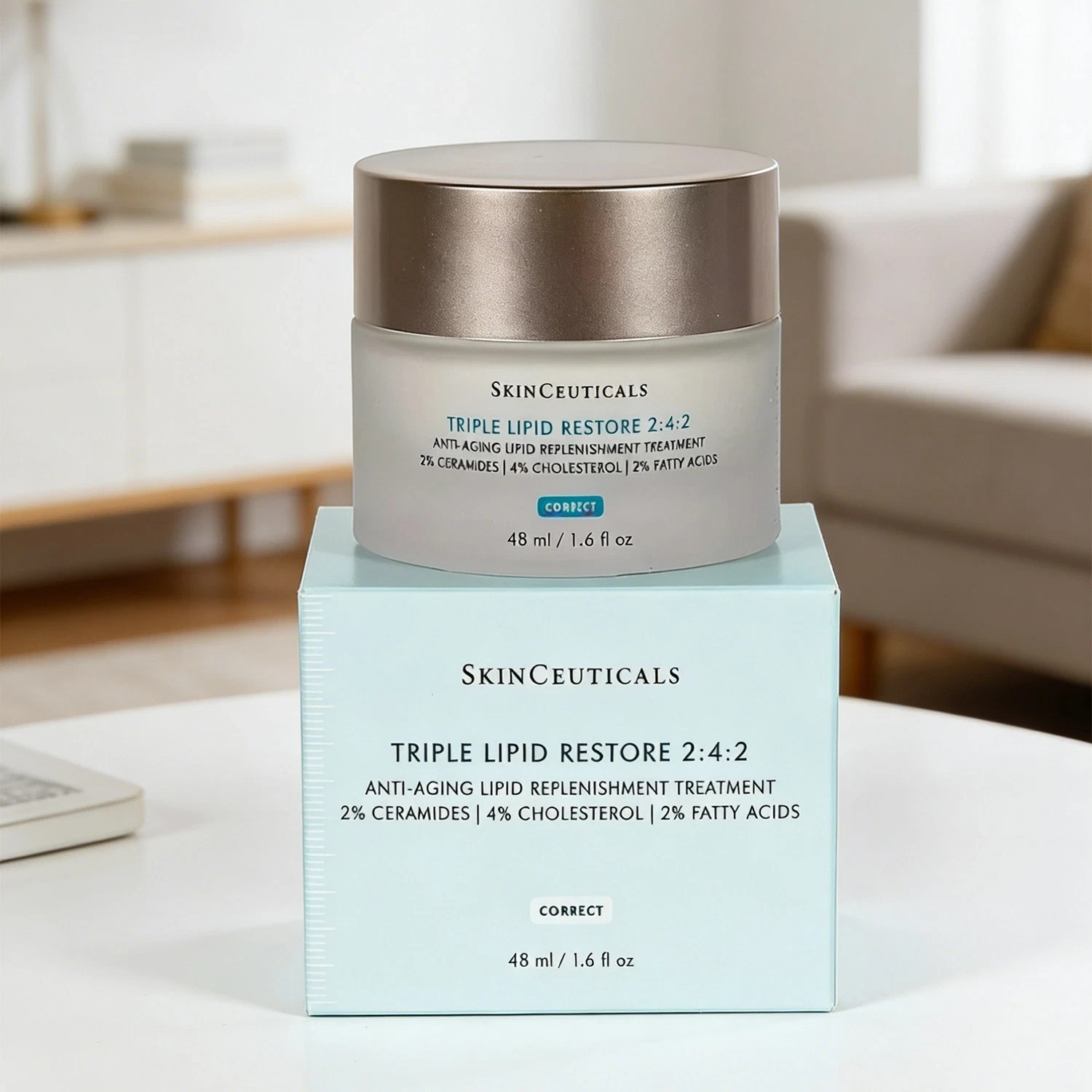 ‘SkinCeuticals’ Triple Lipid Restore 1.6 oz Face Cream 2:4:2,48ml New in Box