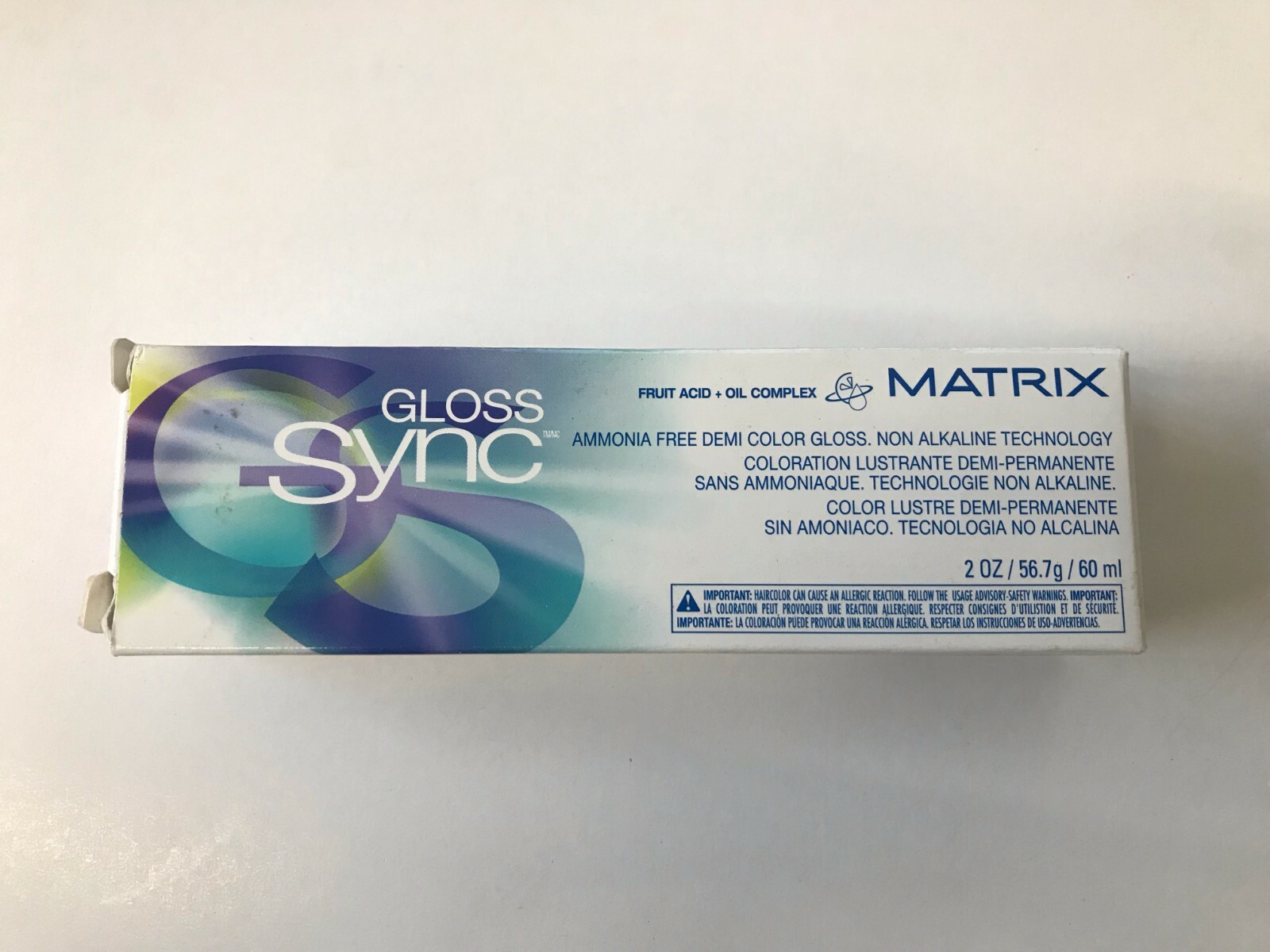 MATRIX Gloss Sync Ammonia Free Demi Color Gloss / 2oz / Choose Color