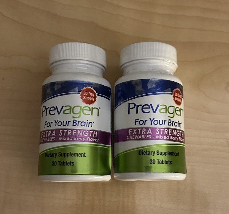 Prevagen Extra Strength 20mg – 60 Total Mixed Berry Chewables: 2x30ea Sealed