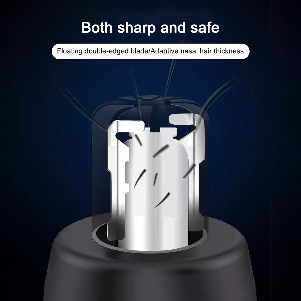 Electric Nose & Ear Hair Clipper- USB Rechargeable With LED Screen for Men Women