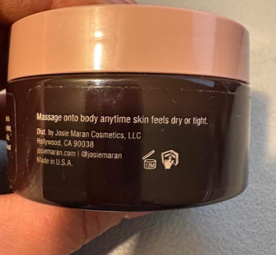 Josie Maran Whipped Argan Oil Body Butter – Unscented, 4oz