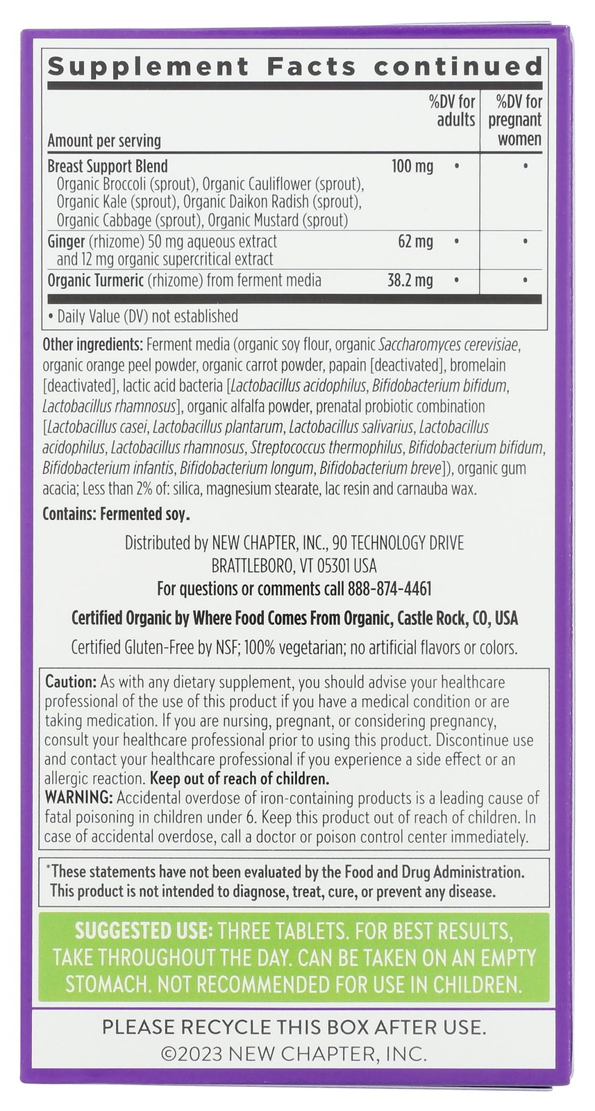 New Chapter Organic Perfect Prenatal, 192 CT