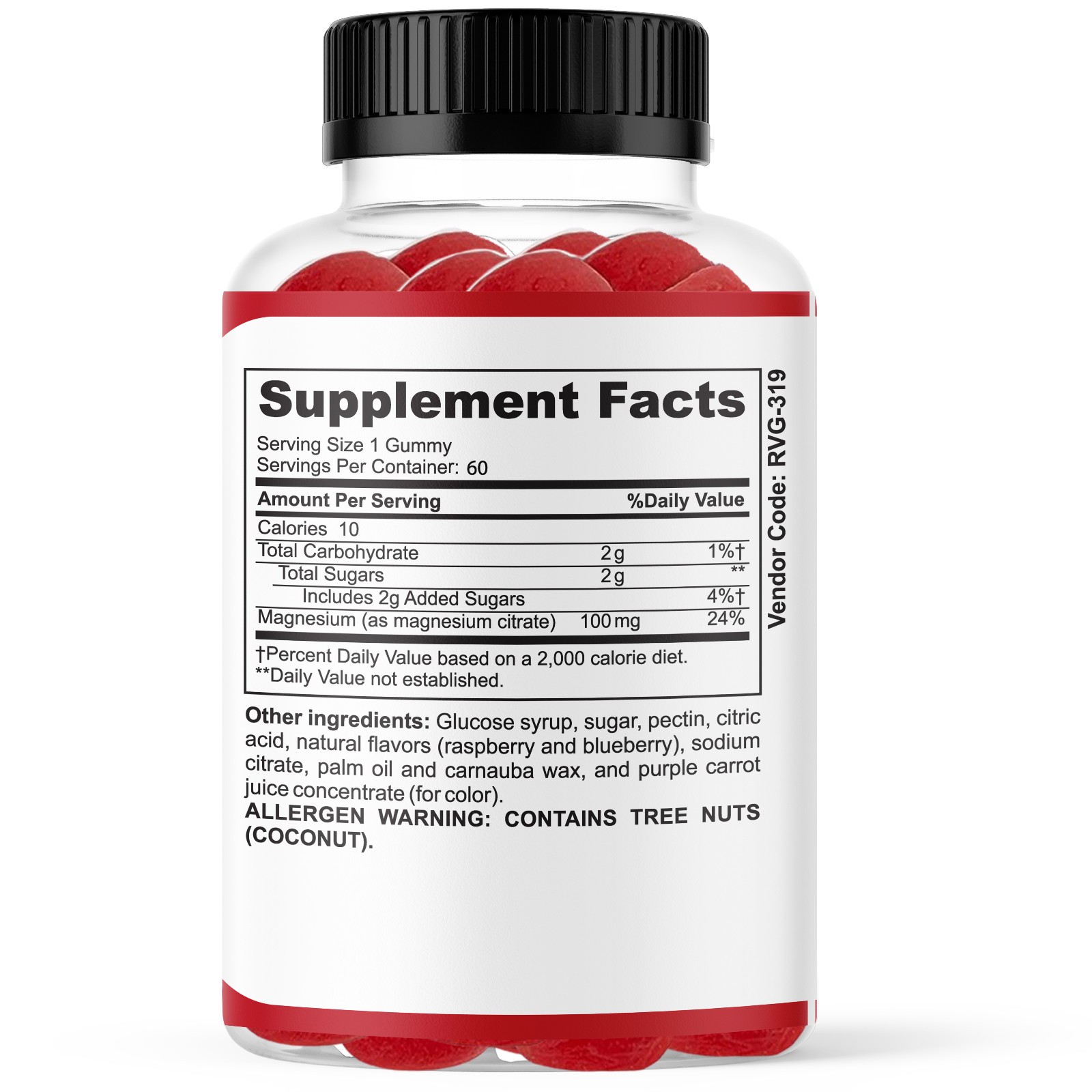 Calm Magnesium Gummies for Kids Relaxing Formula for Nerve Bone & Muscle Health