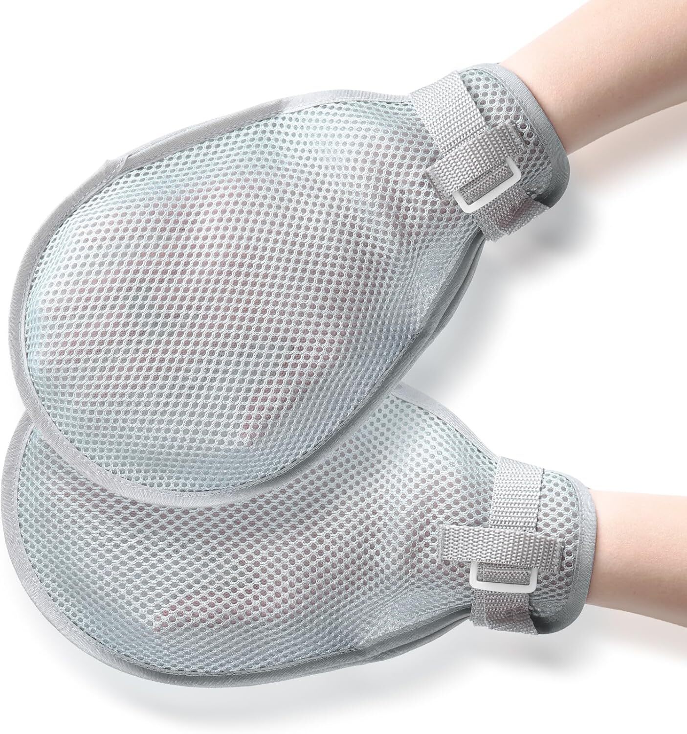 2 Pcs Restraint Gloves for Dementia Patients Elderly Care Autistic Child Safety