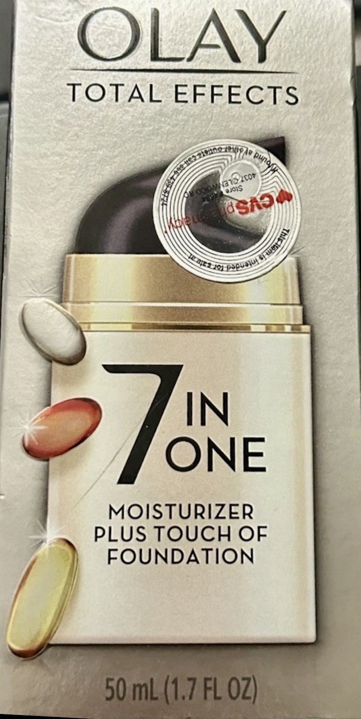 Olay Total Effects 7 in 1 Moisturizer Cream Face Neck Hydrating 1.7 fl oz