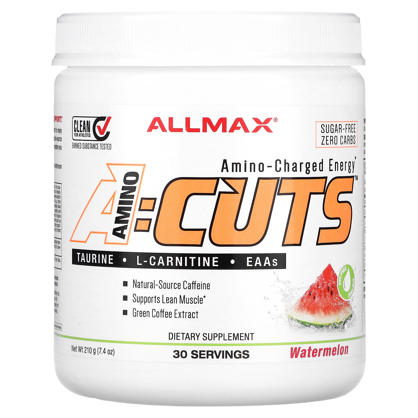 ACUTS, Amino-Charged Energy, Watermelon, 7.4 oz (210 g)
