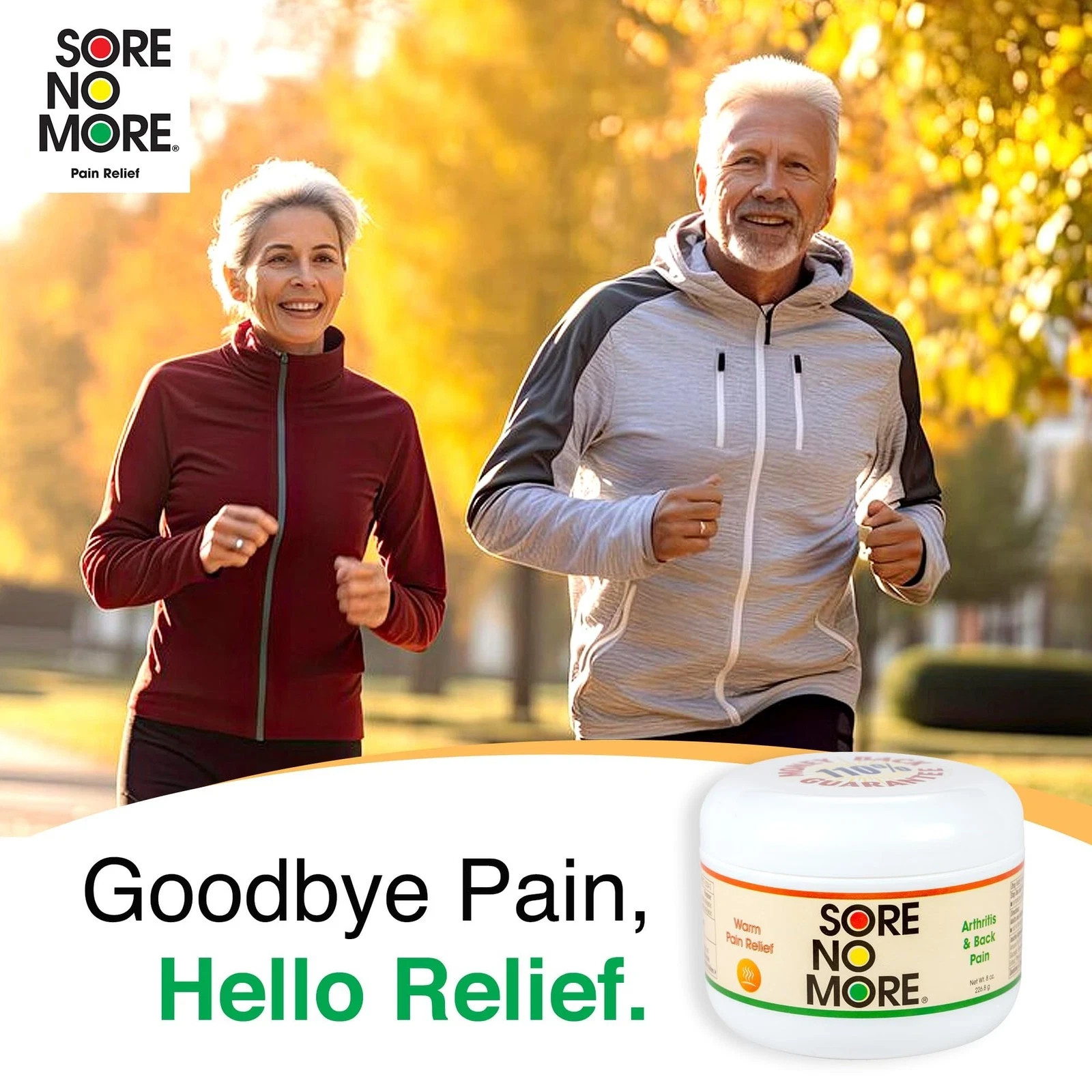 Sore No More Warm Arthritis Pain Relief Cream – Targeted Reliever for Back Ne…