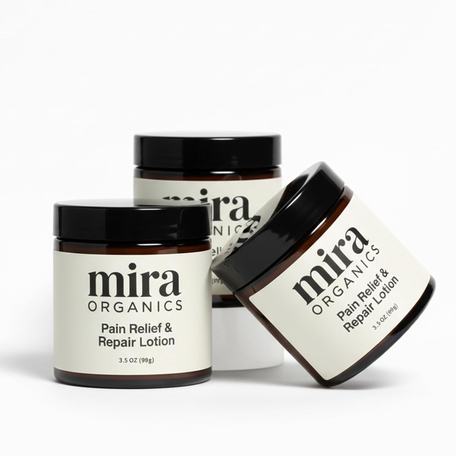 Mira Pain Relief Lotion Mira Organics Cream Nerve Recovery&Sleep Support, 3.5 oz