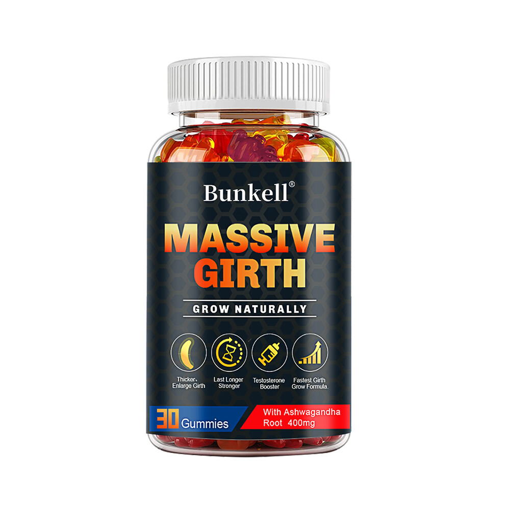 Massive Girth Gummies Grow Thicker Bigger Male Enhancing Supplement MUSCLE MASS