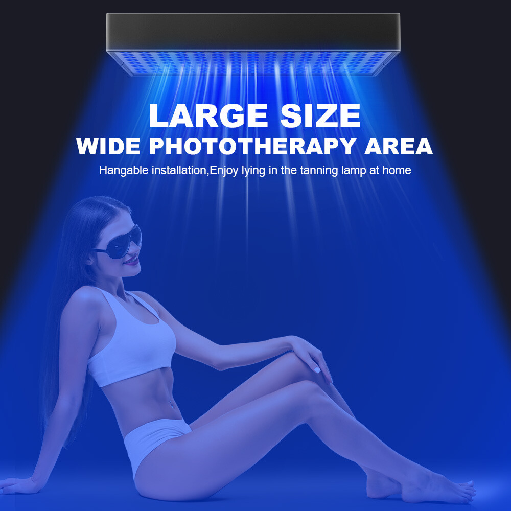 225 LED Home Tanning Lamp Portable Facial Body Solarium Light for Bronze Skin