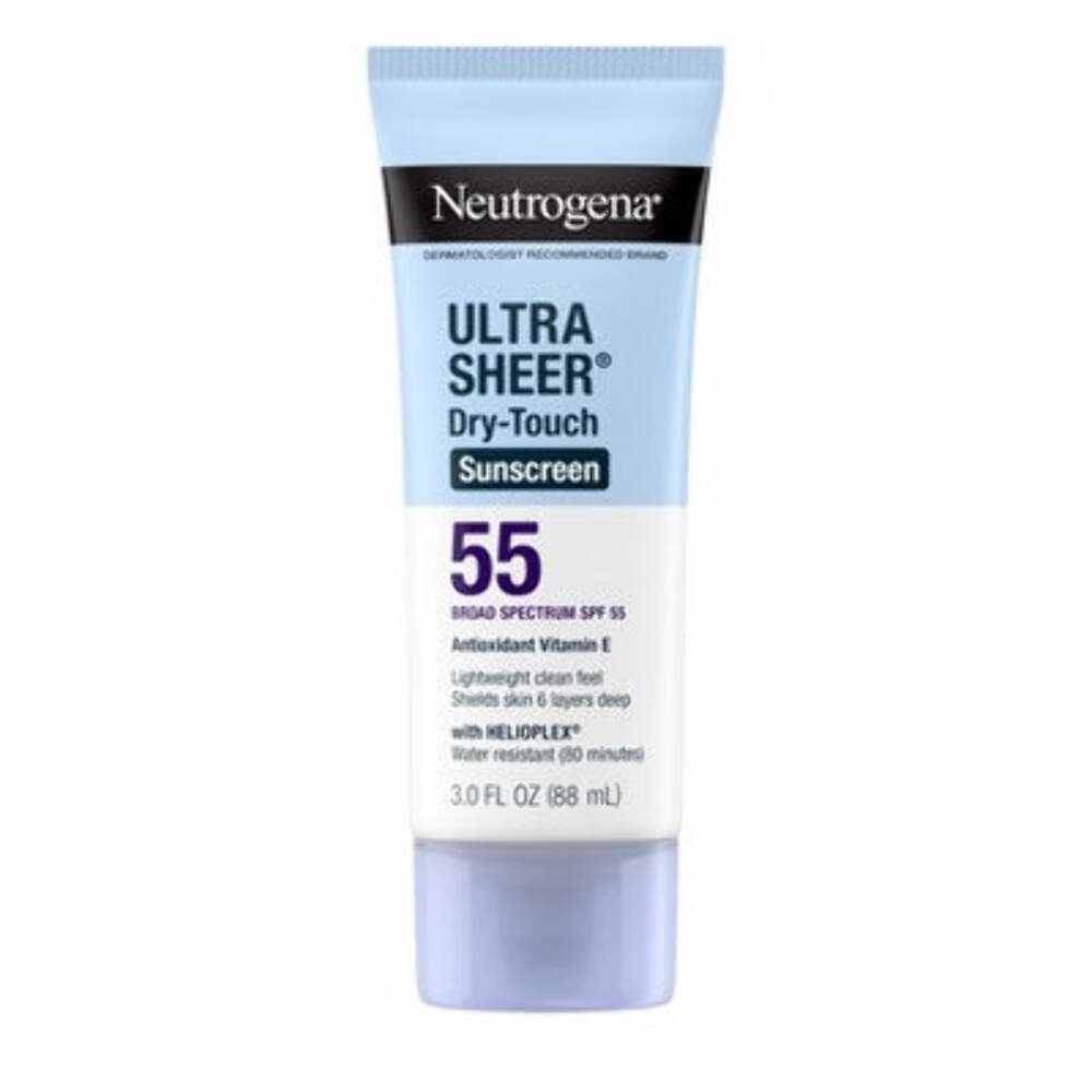 Neutrogena Ultra Sheer Dry Touch Sunscreen Lotion SPF 55 3oz – Imperfect Contain