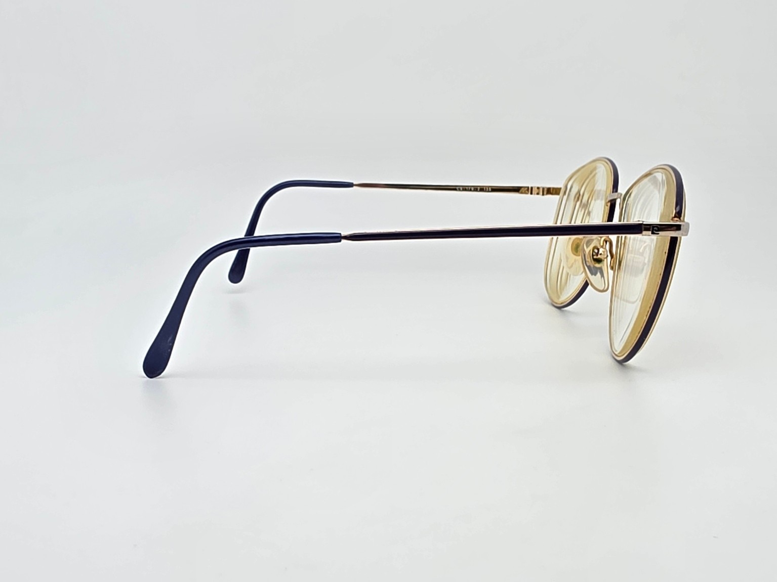 Pierre Cardin CS-179-2 Dark Purple Gold Oversized Eyeglasses Frame 56-16-135