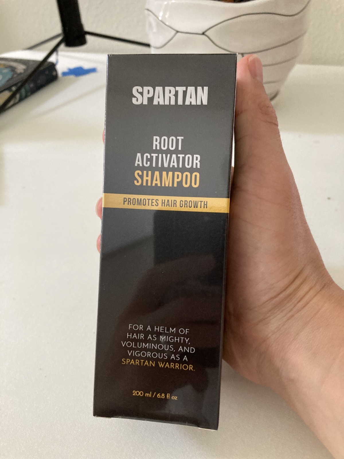 SPARTAN Root Activator Shampoo 200ml 6.8oz Hair Growth Shampoo for Hair Loss and