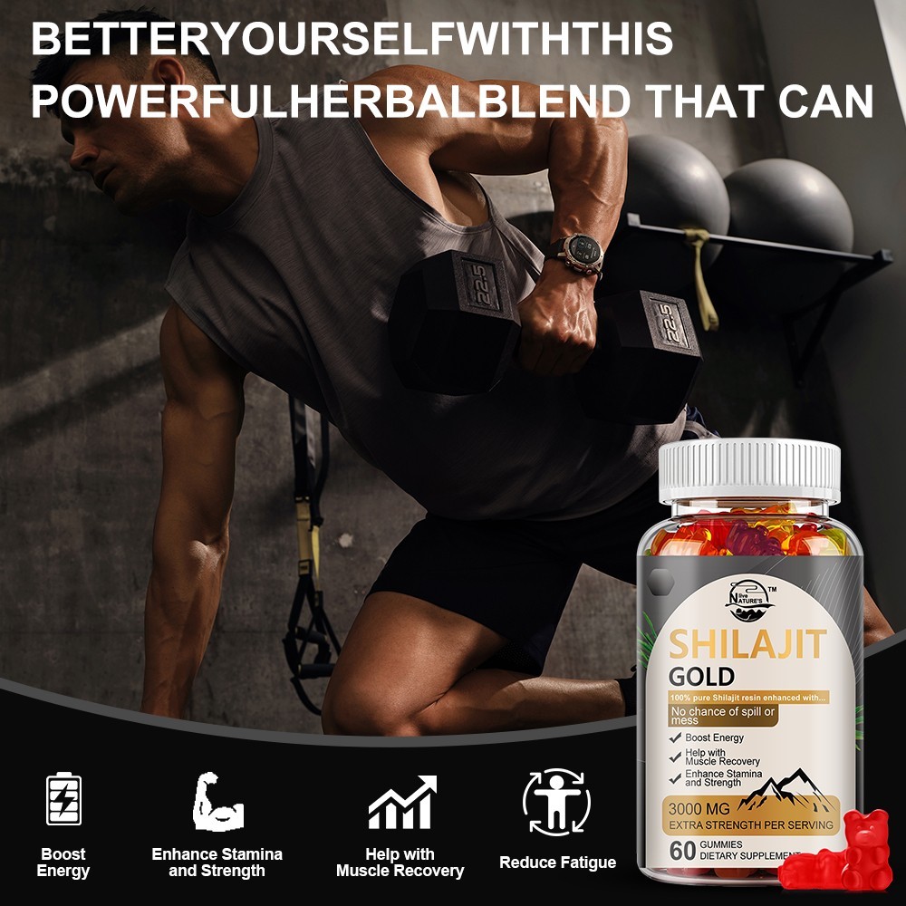 (1 Pack) Shilajit Gummies Max Strength | Pure 100% Authentic Himalayan Origin