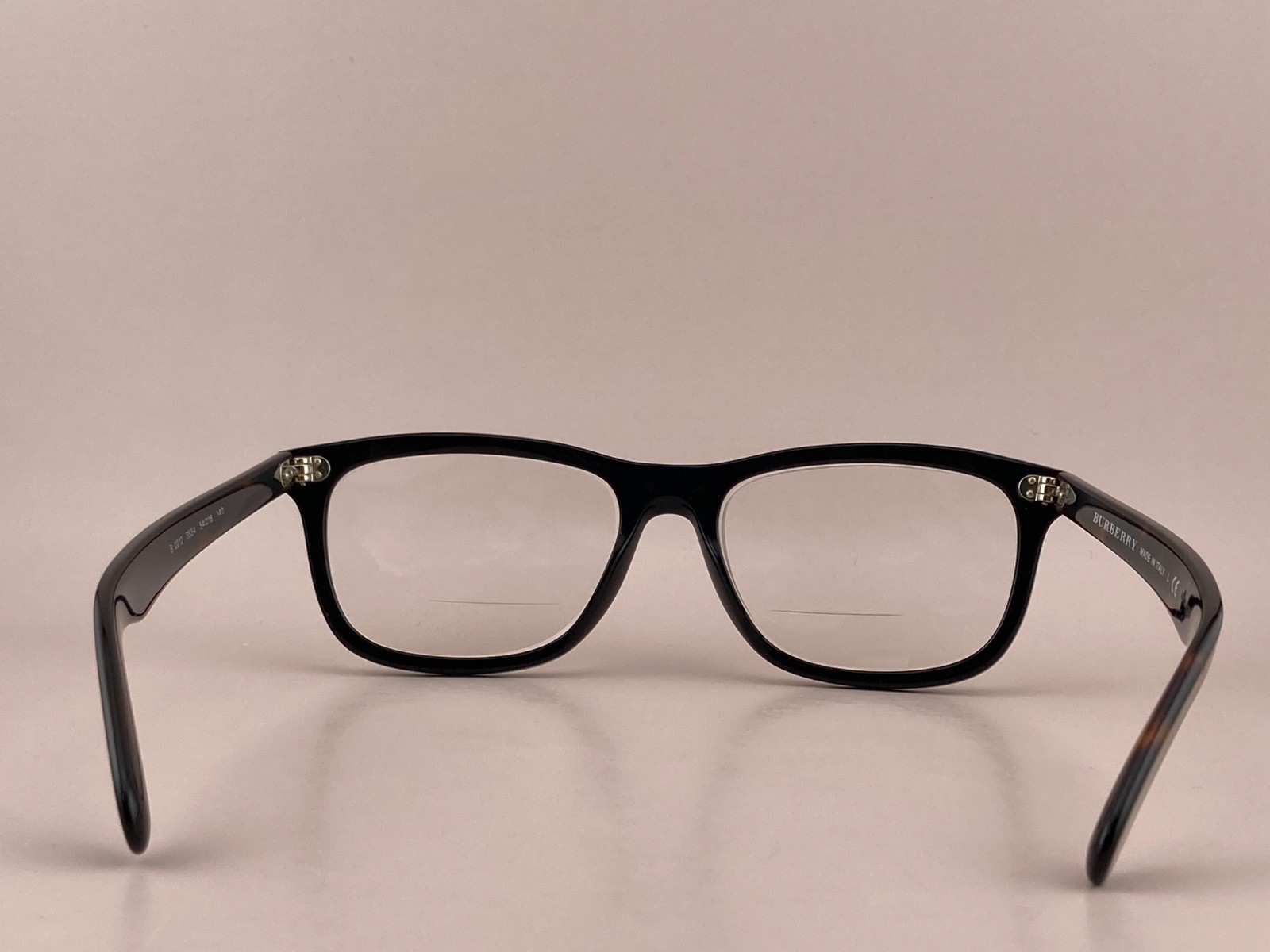 Burberry Eyeglasses Frame Italy B 2212 3554 54-18-140 Black Full Rim SEE*