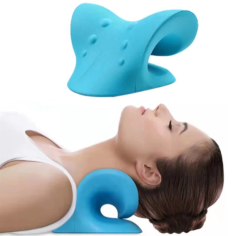 Neck Stretcher Cervical Traction Pillow Relaxer for Neck Shoulder Pain Relief