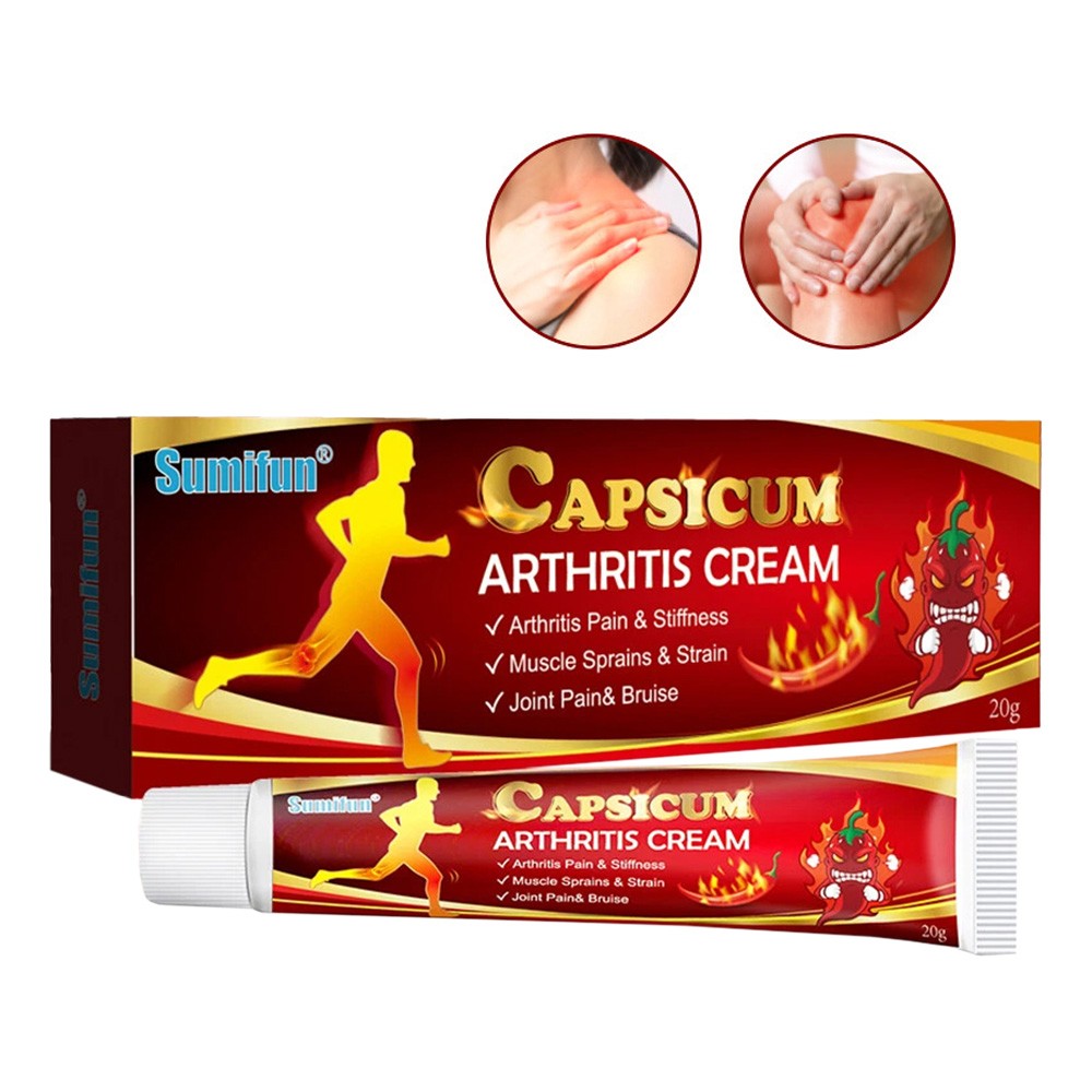 Capsicum 3PACK Arthritis Moisturizer Hot Rheumatoid Arthritis Joint Knee Pain Re