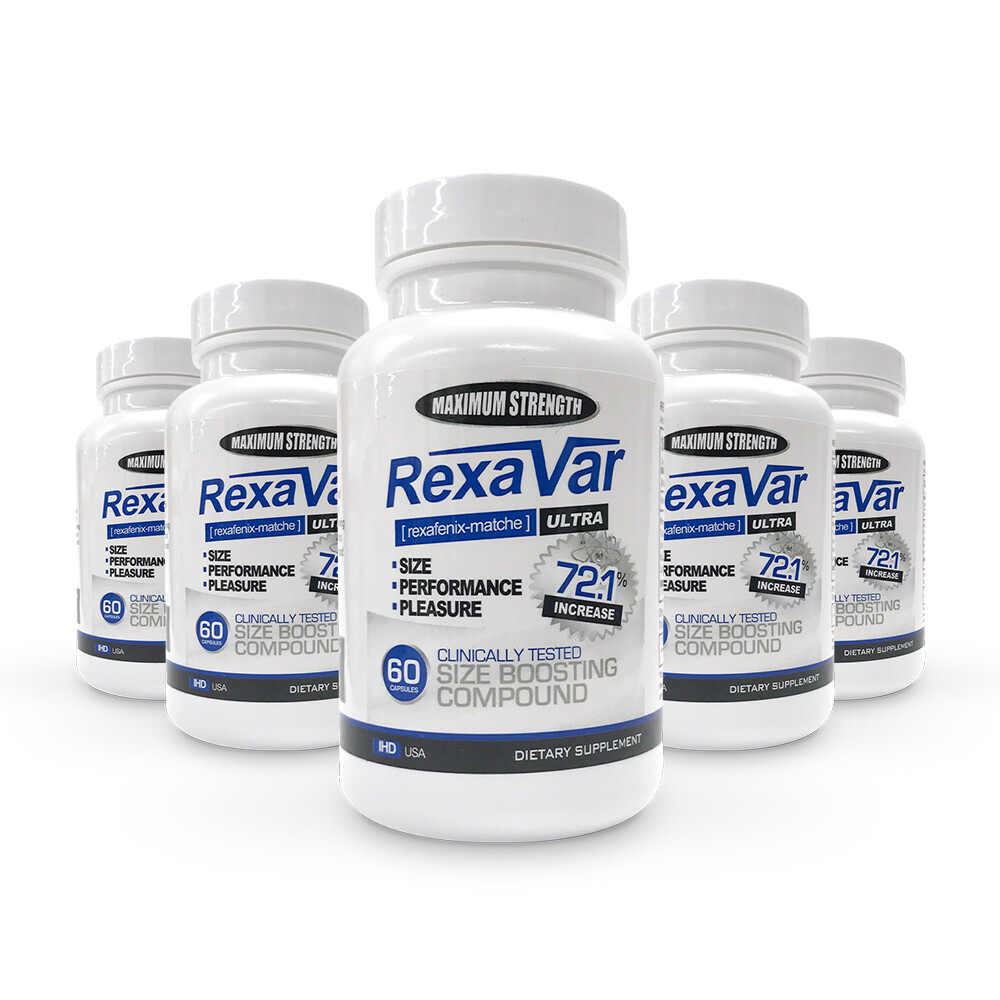 Rexavar * 7 Bottles * MFG Direct * Clinically Proven To Increase Size, Hardness