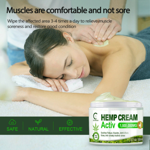 Hemp Pain Relief Cream For Pain Relief Cream-Knees,Back,Joints,Muscle, Arthritis