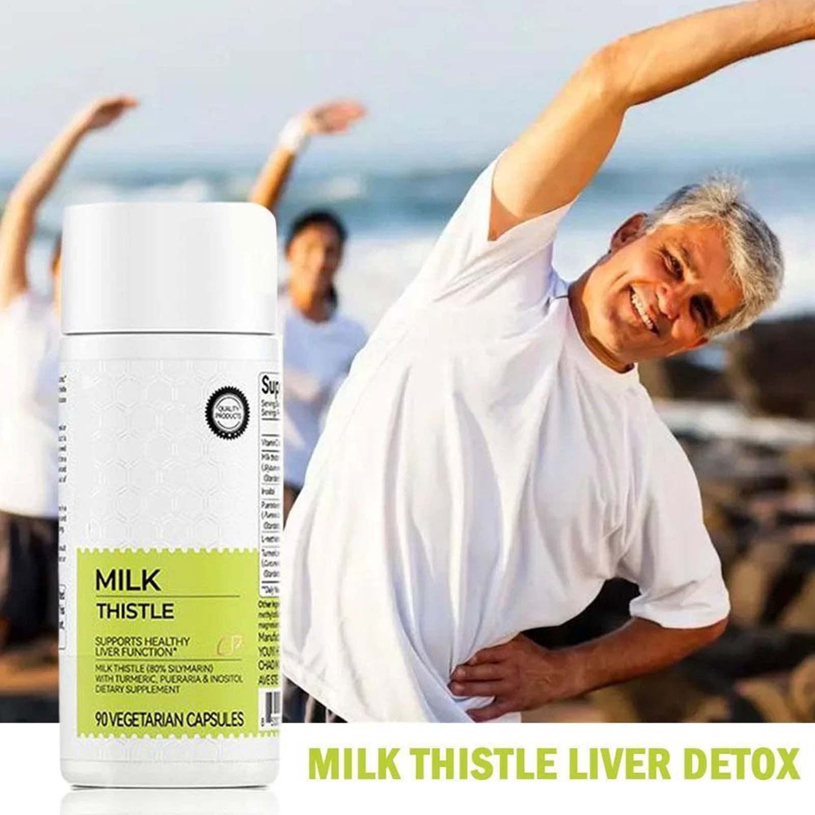 Milk Thistle 300mg 90 Capsules – Supports Healthy Liver Function