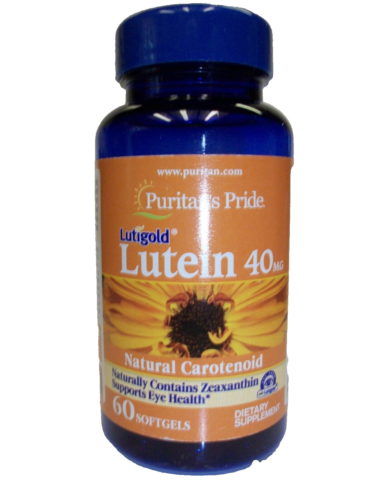 Lutein 40mg with Zeaxanthin – 60 Softgels Supports Eye Health