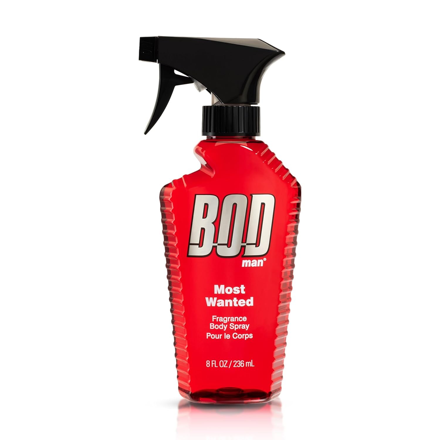 BOD man Fragrance Body Spray, Most Wanted, 8 fl oz 8 Fl Oz (Pack of 1)