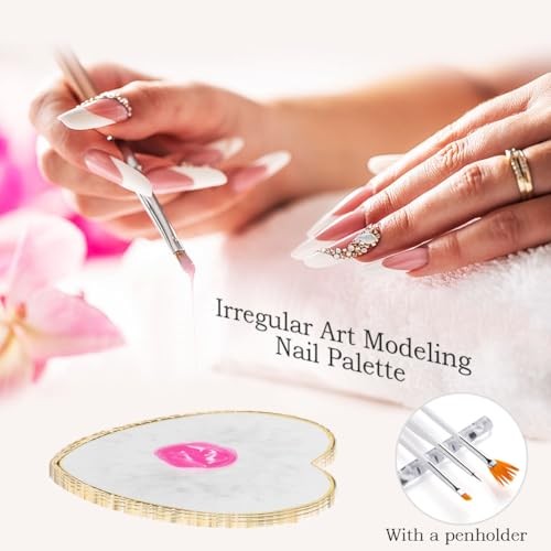 Nail Art Tools 27Pcs Set,Nail Art Brush,Resin Nail Art A5#White Style 3