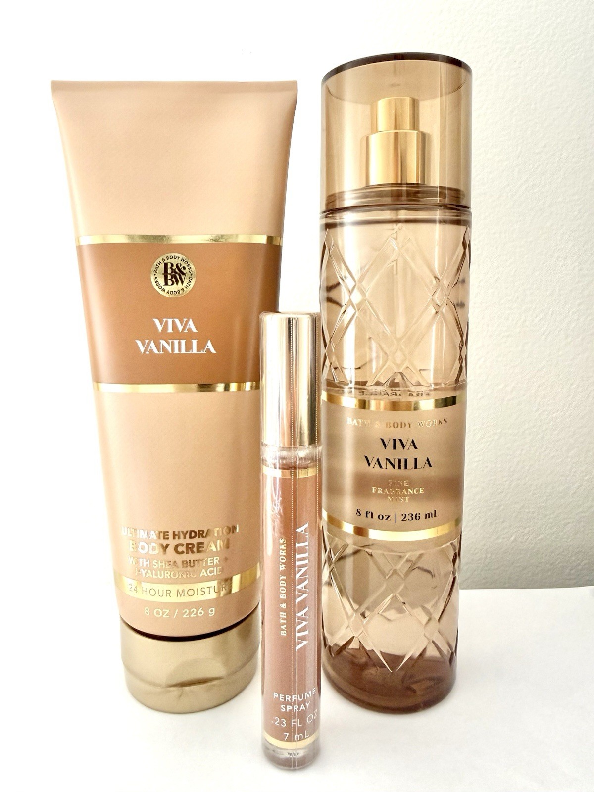 Bath and Body Works Viva Vanilla Everyday Luxuries Bundle – Kayali Dupe NEW