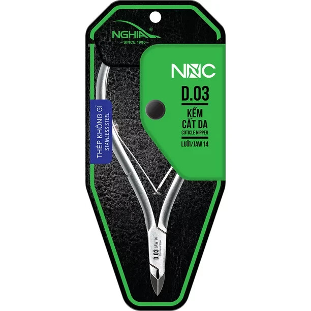 Nghia – Stainless Steel Cuticle Nipper D-07 Jaw 14