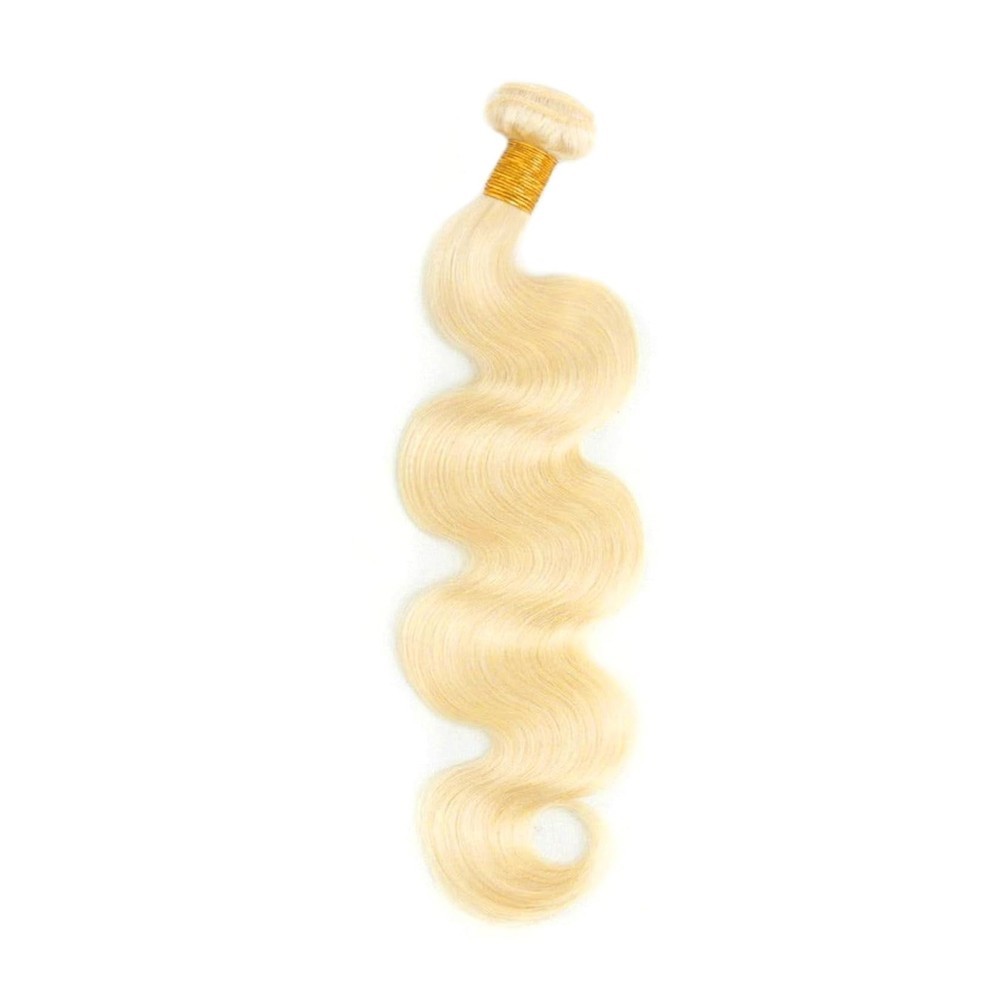 Brazilian 613 Golden Blonde Human Hair Weave Virgin Remy Sew In Body Wave