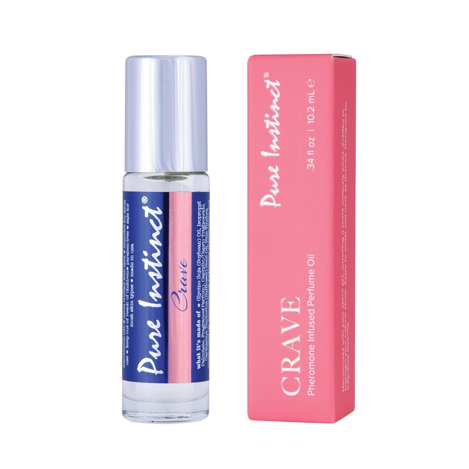 Pure Instinct Crave Roll On The Original Pheromone Cologne Infused Gift For Her