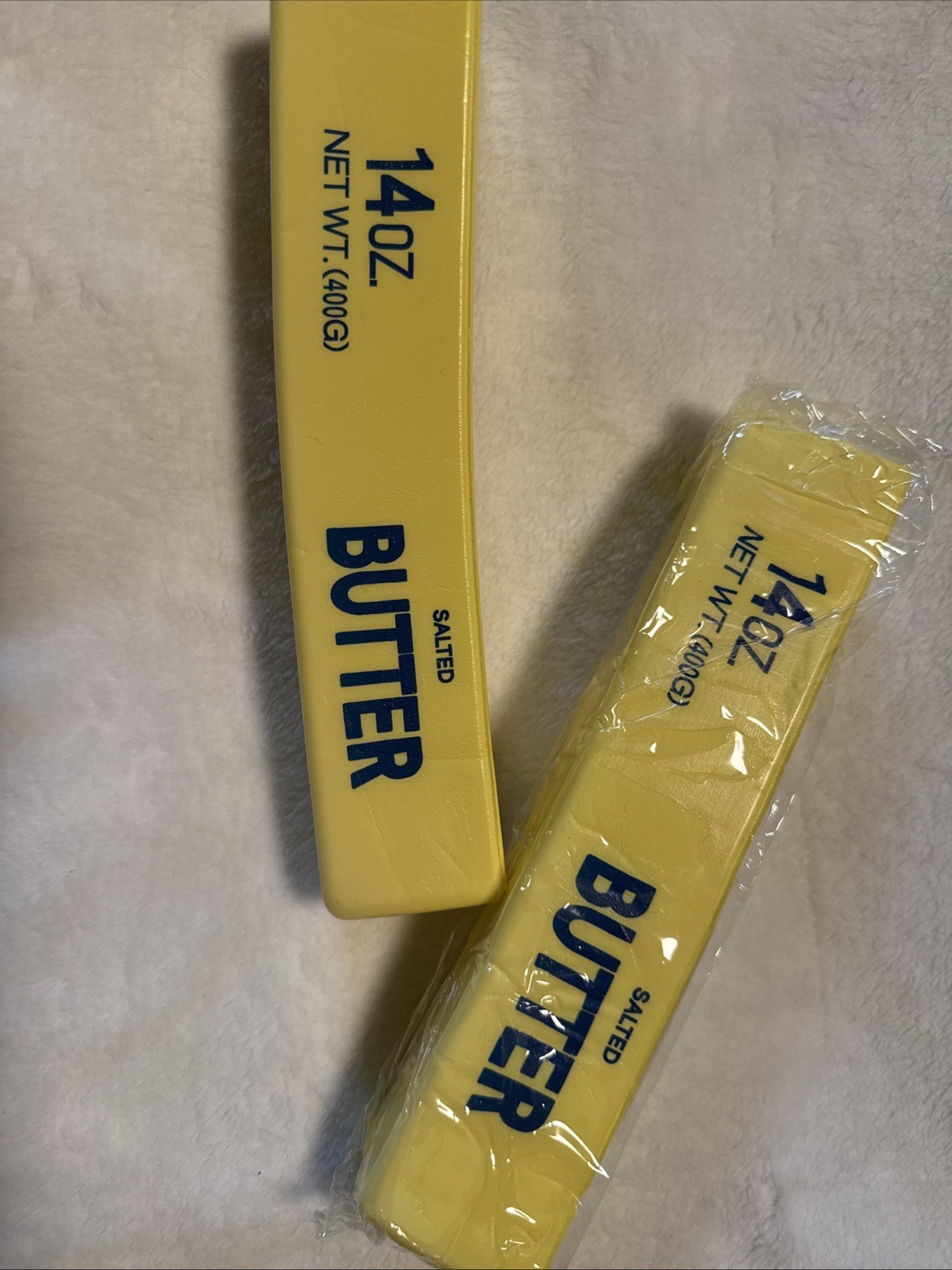 Large Butter Stick Squishy Fidget Toy Soft Stress Relief ADHD Anxiety Squeeze