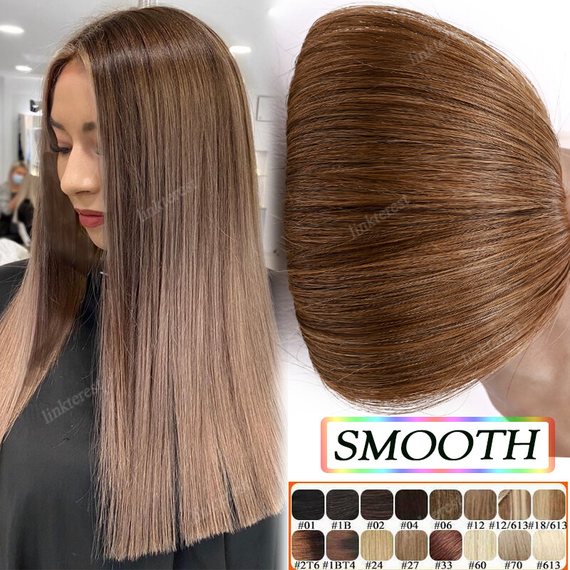 Clip In Human Hair Extensions 100% Remy Hair 8Pieces 18Clips Full Head 20/22/24″