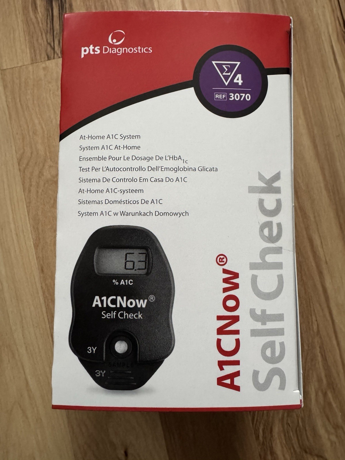 PTS Diagnostics A1CNow Self Check At Home Test (4 Tests) 10/30/2026 – New
