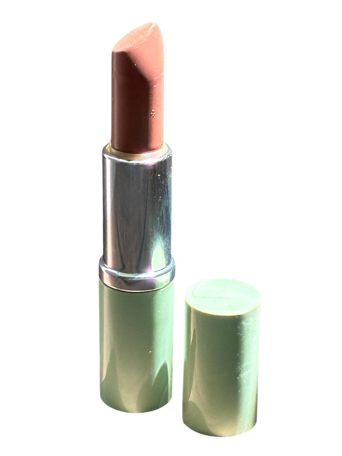 VTG CLINIQUE LIPSTICK SWEET HONEY .14 OZ GREEN TUBE – READ – NOS HTF