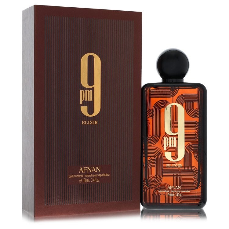 Afnan 9pm Elixir Intense by Afnan Parfum Intense Spray (Unisex) 3.4 oz