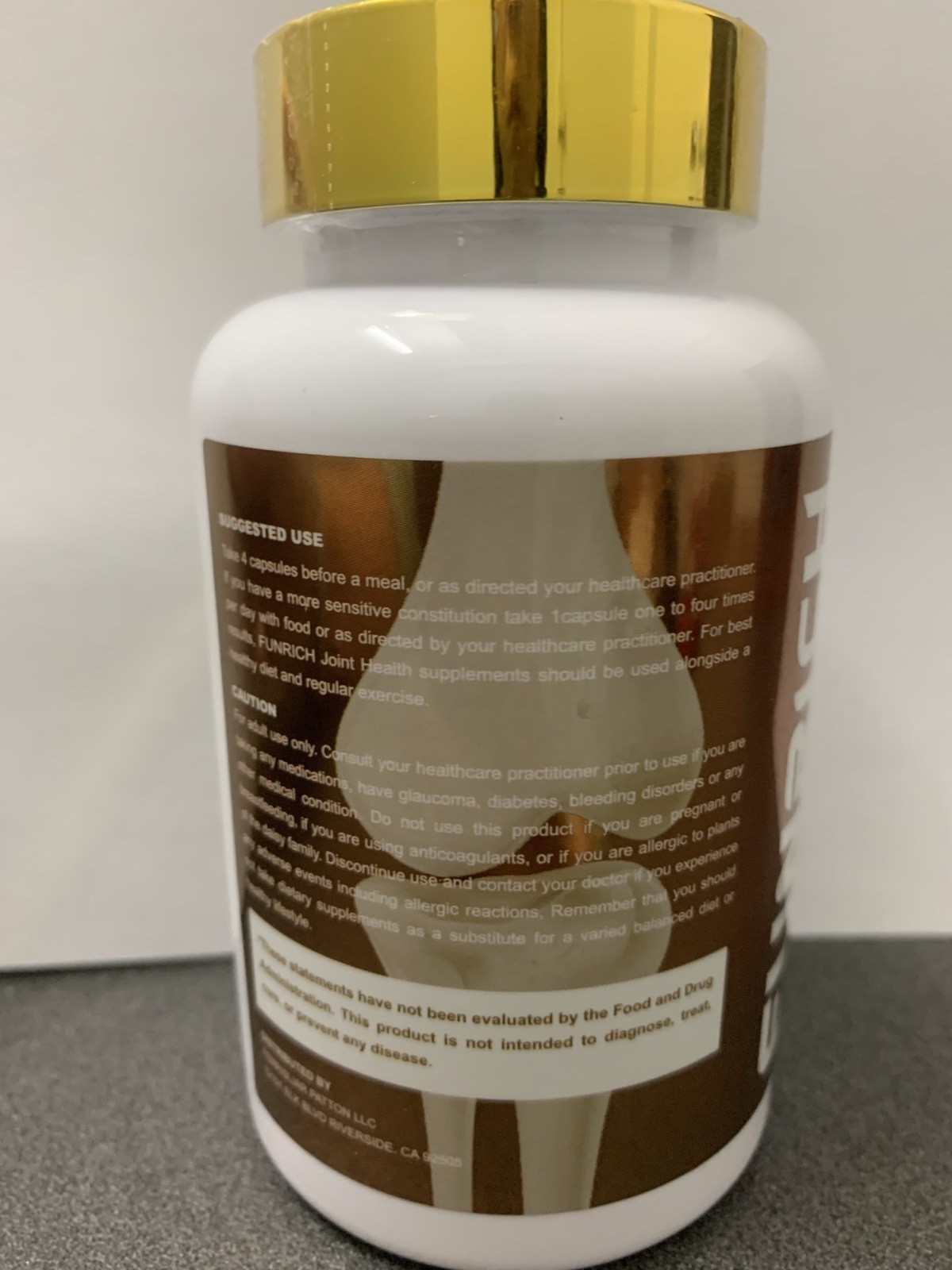 FUNRICH Joint Support 1500mg 120 Capsules Shellfish-Free Glucosamine MSM