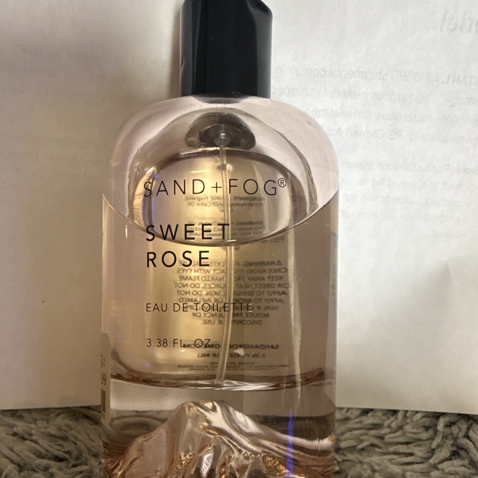 SAND + FOG Sweet Rose Eau de Toilette Spray 3.38 fl oz (100 mL)