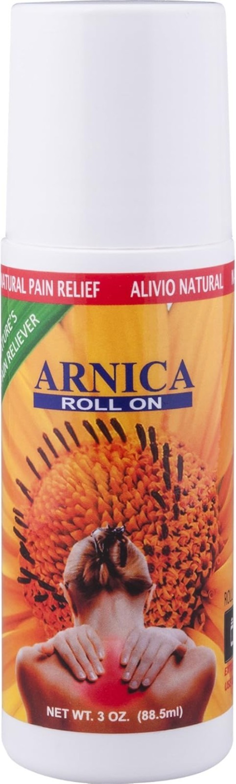 Max Strength Arnica Roll On – 3 oz Clear Gel for Joint Pain and Comfort