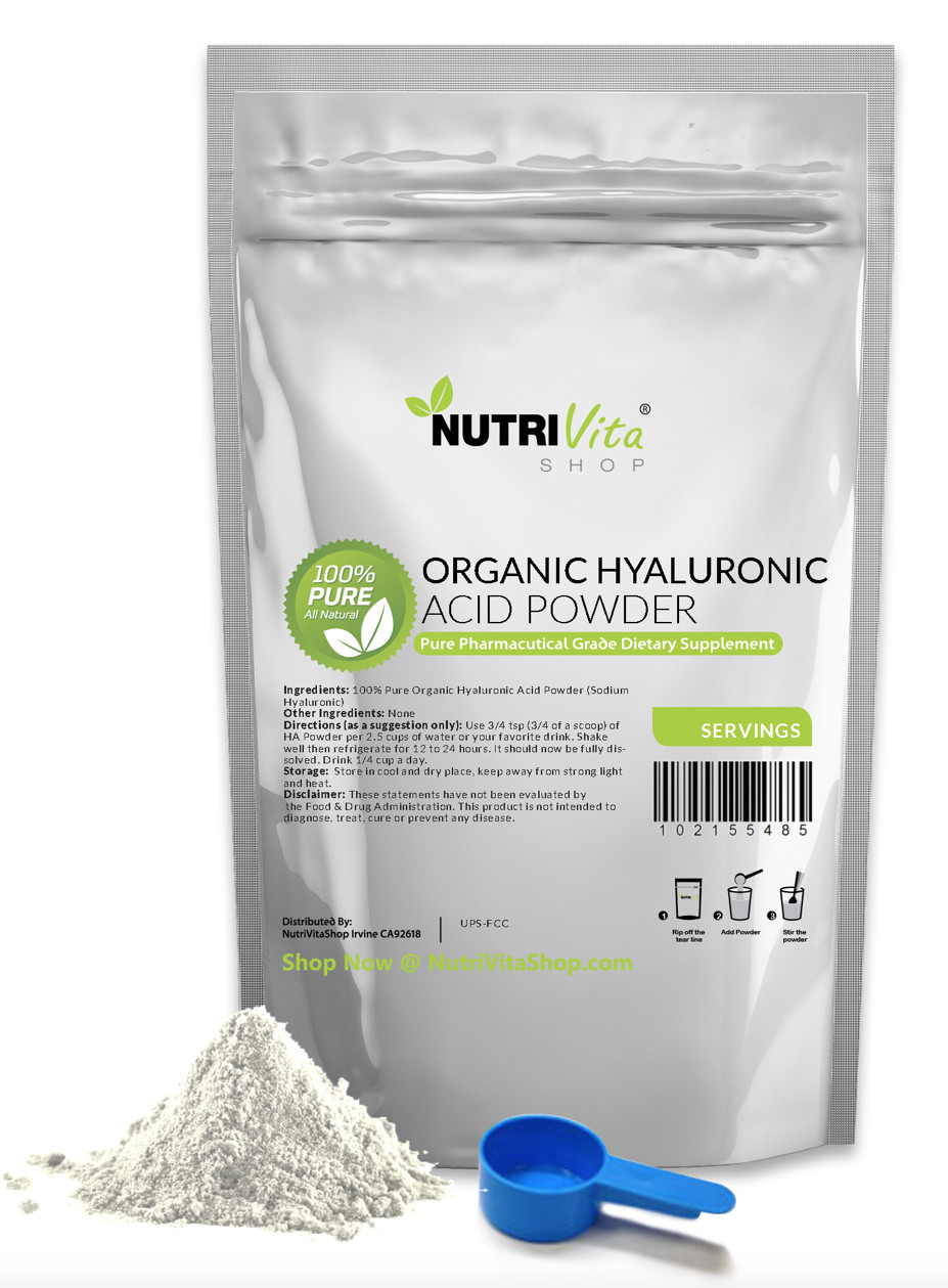 10g (0.35oz) 100% PURE HYALURONIC ACID POWDER (SODIUM HYALURONATE) ANTI-AGING
