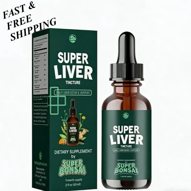 2 BOTTLES-Herbal Liquid Drops with Milk Thistle Turmeric Super Liver liver detox