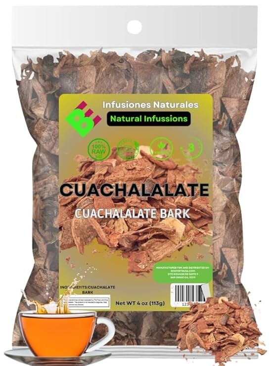 Cuachalalate Herbal Tea 4 oz-113g. Mexican Cuachalala, Cuachalalate Herbal Tea W