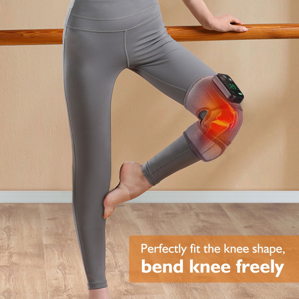 Electric Knee Massager Massage Pad with Heat Joint Pain Relief Blood Circulation