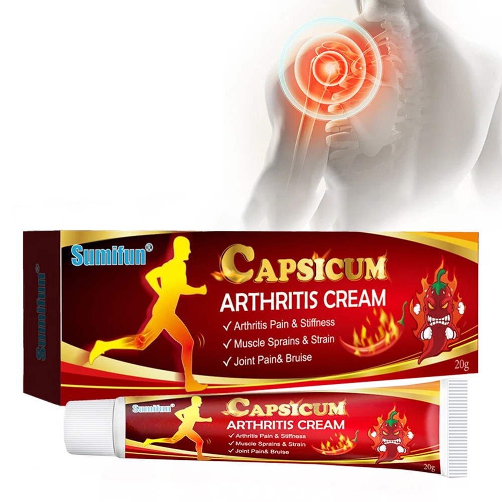 Capsicum 3PACK Arthritis Moisturizer Hot Rheumatoid Arthritis Joint Knee Pain Re
