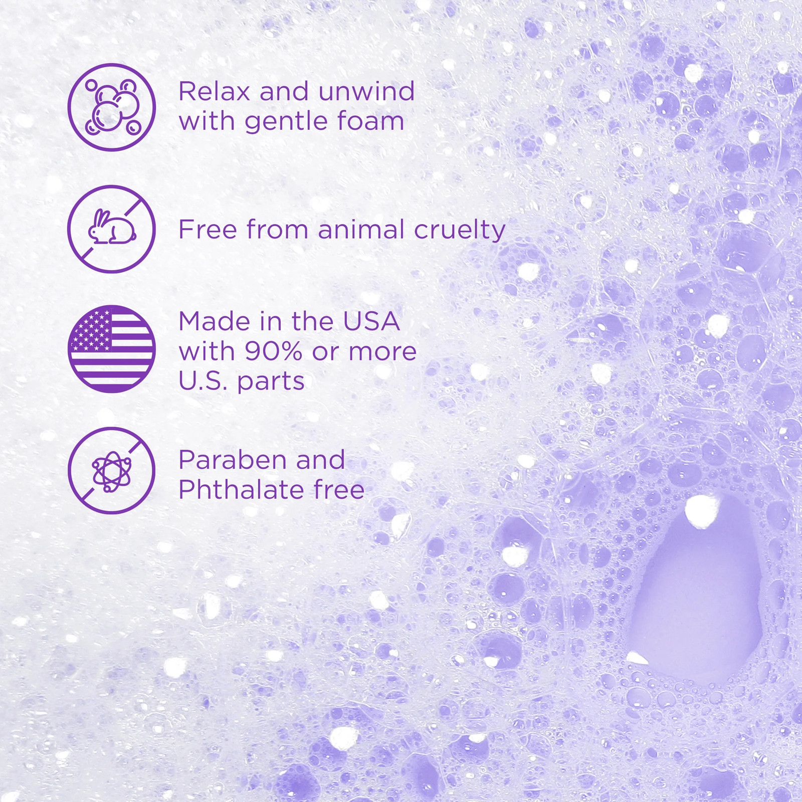 10 Pack Bubble Bath, for Adult, Senior and Teens, Lavender, 64 Fl Oz