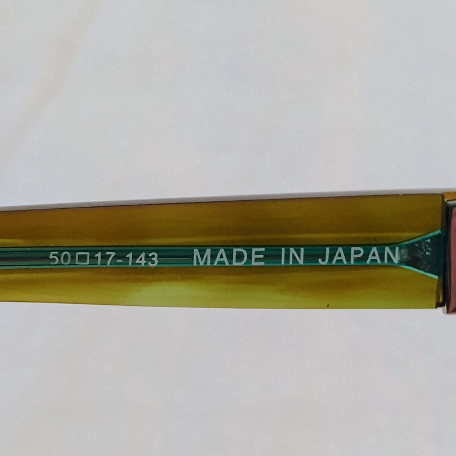 Sama MIA OLV Eyeglasses Olive Brown & Green Oval Frames 52-17-143 Made In Japan