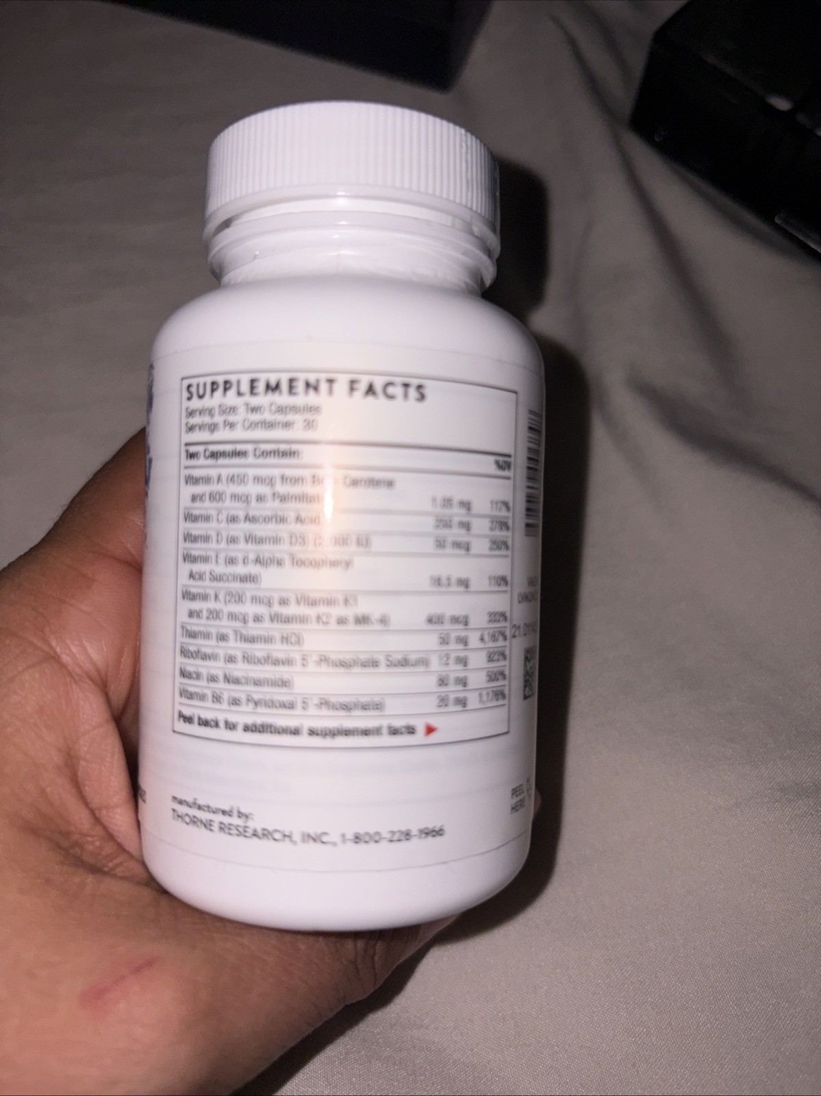 Thorne Basic Nutrients 2/Day 60 Capsule Mutivitamin. Brand New Exp 12-27
